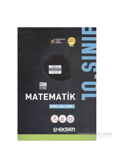 Eksen 10. Sınıf Matematik Anlatım Kitabı