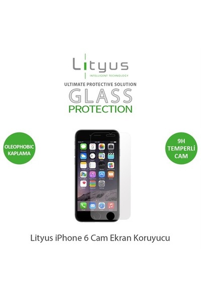 Lityus Apple iPhone 6 Cam Ekran Koruyucu - AKLGPIP6