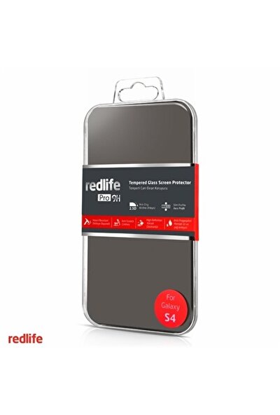 Redlife Galaxy S4 Yuvarlak Kenarlı 0,33 mm. Temperli Cam Ekran Koruyucu - AKET00676