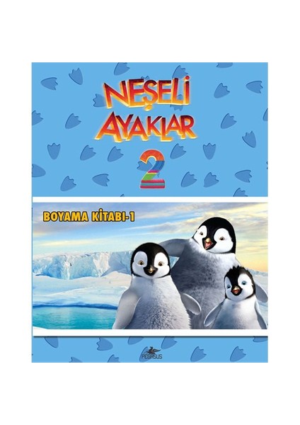 Neşeli Ayaklar 2 -Boyama Kitabı 1-Bahar Düzen
