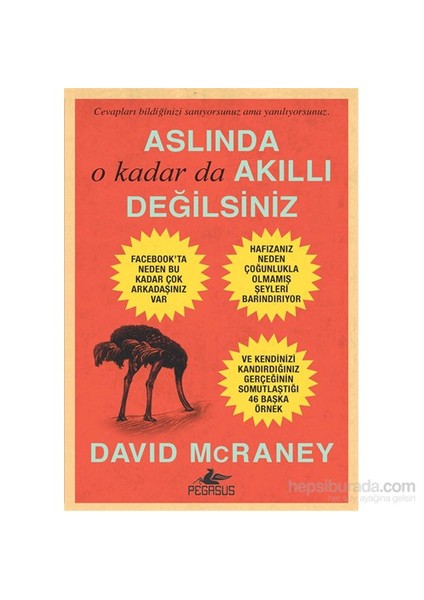 Aslında O Kadar Da Akıllı Değilsiniz - David Mcraney