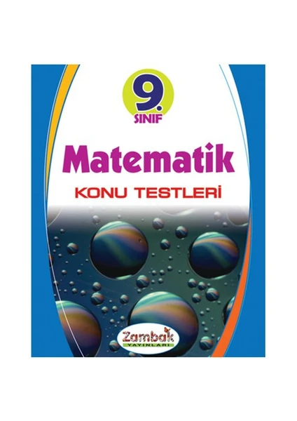 Zambak Yayınları 9.Sınıf Matematik Konu Yaprak Testleri