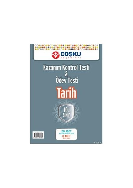 Coşku Yayınları 10.Sınıf Tarih Yaprak Testleri