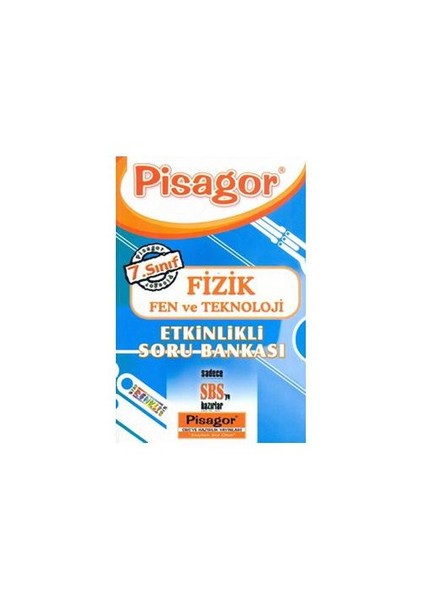 Pisagor 7. Sınıf Fizik (fen Ve Teknoloji) Etkinlikli Soru Bankası