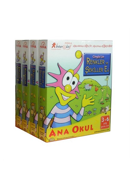 Cingöz Okul Öncesi Eğitim Seti 4 Cd-Rom