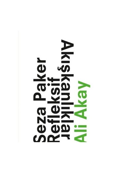 Seza Paker Refleksif Akışkanlıklar-Ali Akay