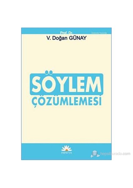 Söylem Çözümlemesi - V. Doğan Günay