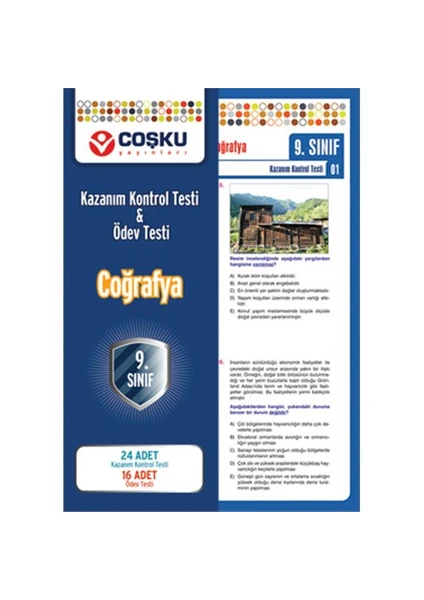 Coşku Yayınları 9.Sınıf Coğrafya Yaprak Testleri