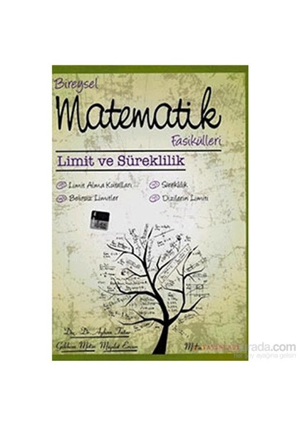 Bireysel Matematik Fasikülleri Limit Ve Süreklilik fiyatları