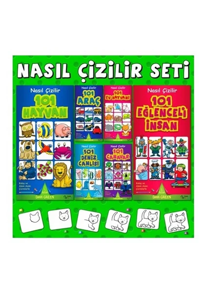 Nasıl Çizilir Seti (6 Kitap) - Dan Green