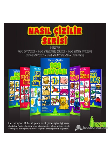 Nasıl Çizilir Seti (6 Kitap) - Dan Green