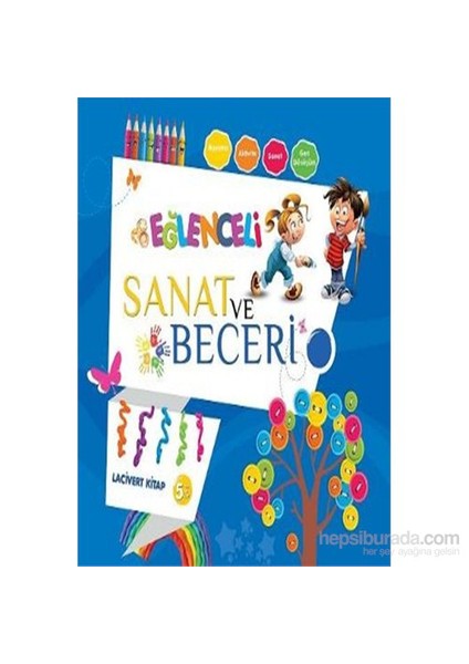 Eğlenceli Sanat Ve Beceri - Lacivert Kitap - Future Books