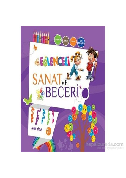 Eğlenceli Sanat Ve Beceri - Mor Kitap - Future Books
