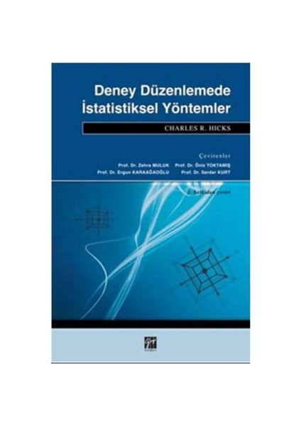 Deney Düzenlemede İstatistiksel Yöntemler-Charles R. Hicks