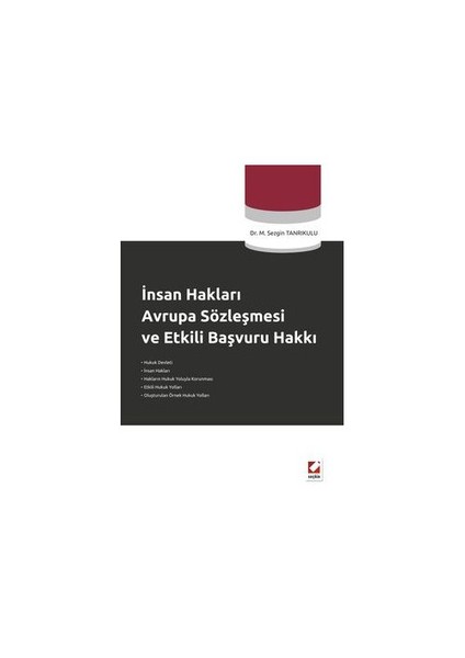 İnsan Hakları Avrupa Sözleşmesi ve Etkili Başvuru Hakkı