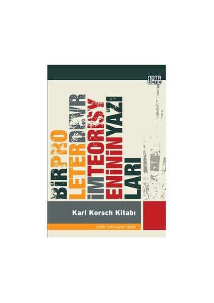 Karl Korsch Kitabı-Karl Korsch