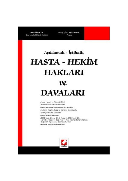 Hasta - Hekim Hakları Ve Davaları