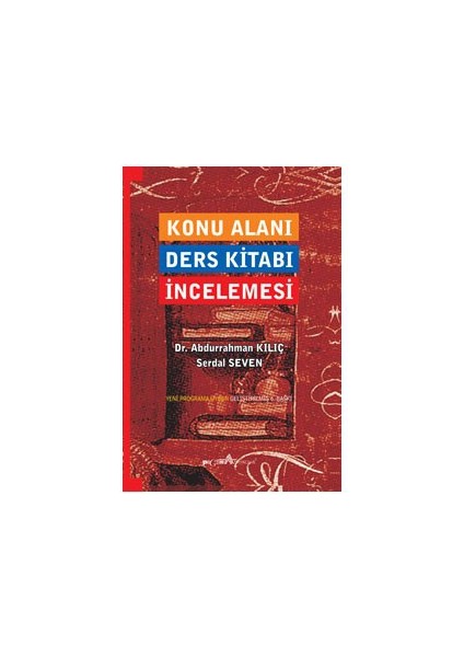 Konu Alanı Ders Kitabı İncelemesi