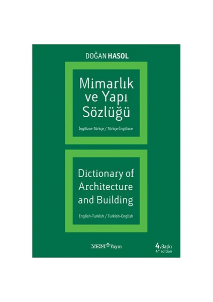 Mimarlık ve Yapı Sözlüğü / 2 Dilde - Doğan Hasol