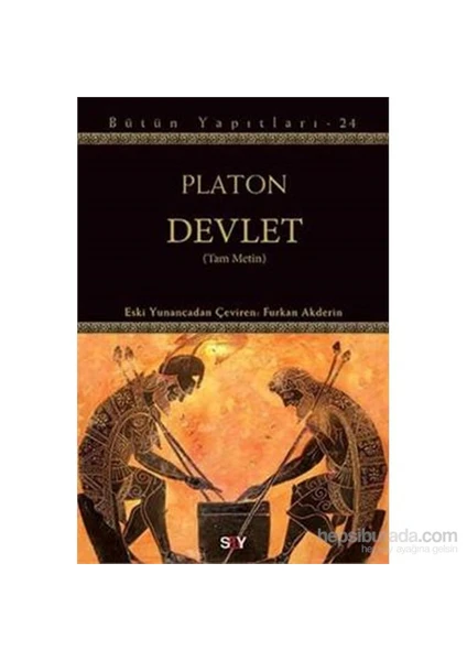 Bütün Yapıtları-24: Devlet-Platon (Eflatun)