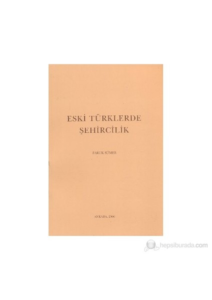 Eski Türklerde Şehircilik