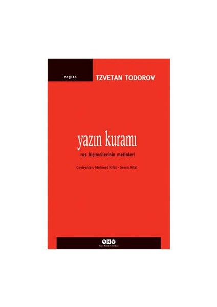 Yazın Kuramı – Rus Biçimcilerinin Metinleri
