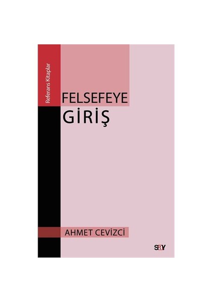 Felsefeye Giriş-Ahmet Cevizci