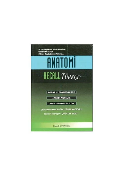 Anatomi - Recall-Christopher Moore