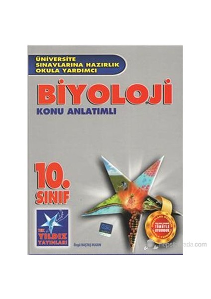 Tek Yıldız 10.Sınıf Biyoloji Konu Anlatımlı