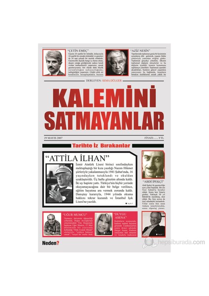 Kalemini Satmayanlar - Tarihte İz Bırakanlar
