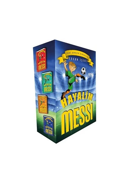 Hayalim Messi Seti (4 Kitap  Kutulu) - Erkan İşeri