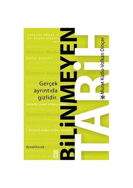 Bilinmeyen Tarih