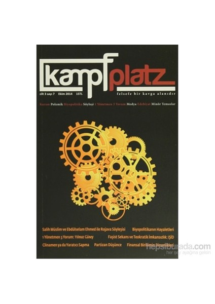 Kampfplatz Cilt: 3 Sayı: 7 Ekim 2014