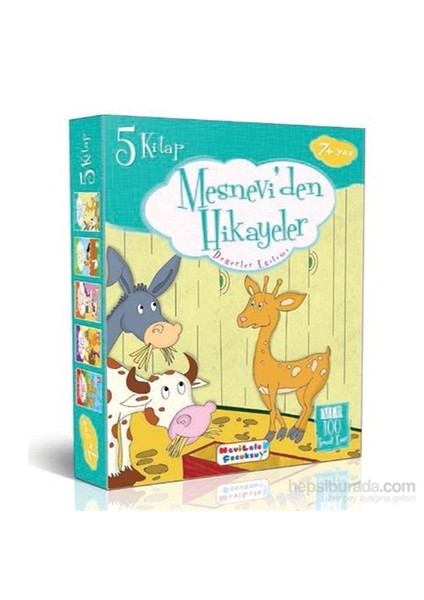 Mesnevi’Den Hikayeler, Değerler Eğitimi 5 Kitap Set - Mavilale Çocuksu-Erdem Yılmaz