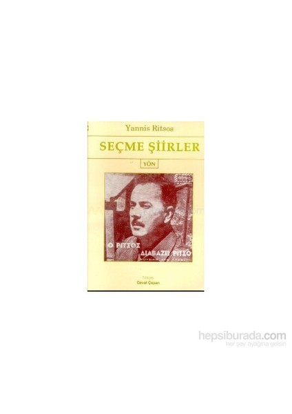 Seçme Şiirler - Yannis Ritsos-Yannis Ritsos