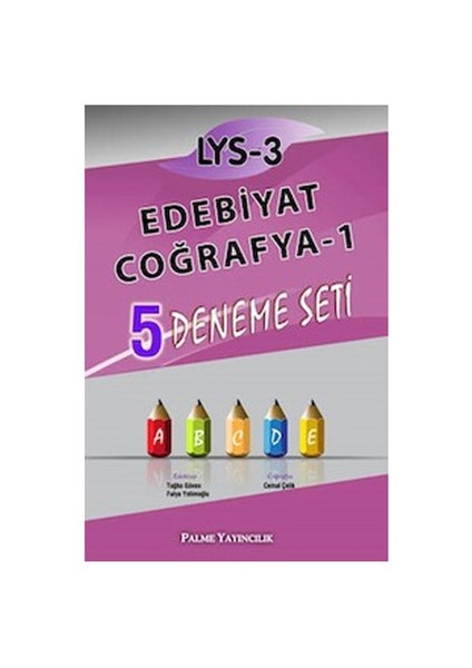 LYS-3 Edebiyat - Coğrafya-1 5 Deneme Seti