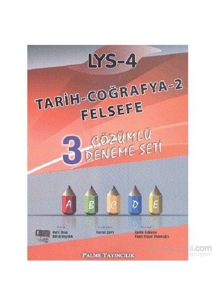 LYS-4 Tarih-Coğrafya-2-Felsefe Çözümlü Deneme Seti