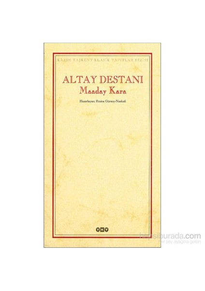 Altay Destanı Maaday Kara - Anonim