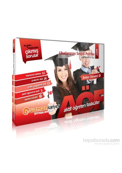 AÖF 2014 3. Sınıf Bahar Dönemi Uluslararası Sosyal Politika