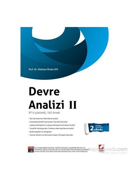 Devre Analizi – 2 - 97'si Çözümlü, 162 Örnek