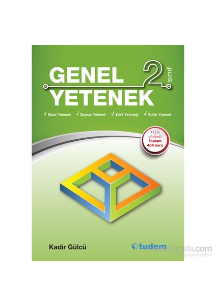Tudem Yayınları 2. Sınıf Genel Yetenek