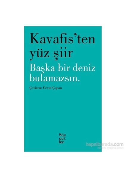 Başka Bir Deniz Bulamazsın-William Butler Yeats