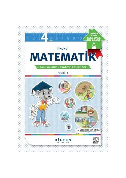 Bilfen Yayınları Kültür 4. Sınıf Matematik Konu Anlatımlı Yardımcı Fasikül Set