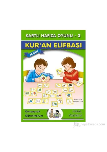 Kartlı Hafıza Oyunları 3 Kuran Elifbası