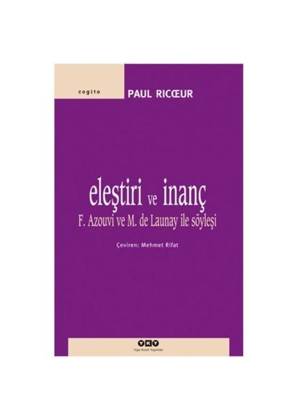 Eleştiri ve İnanç