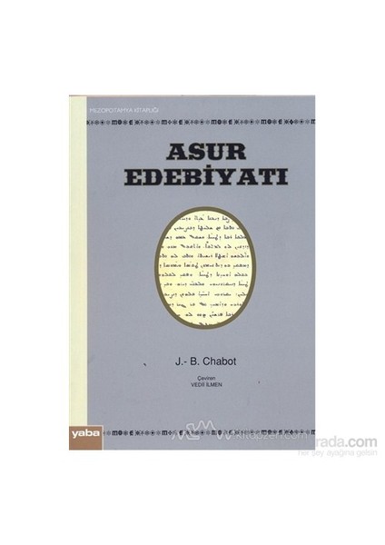 Asur Edebiyatı-J. B. Chabot