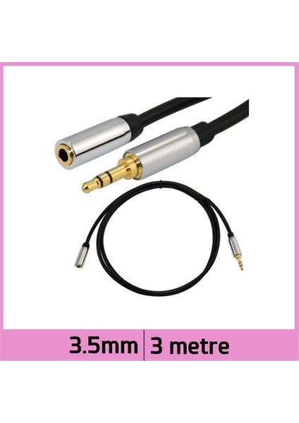 3.5Mm Stereo Ses Uzatma Kablosu - 3M