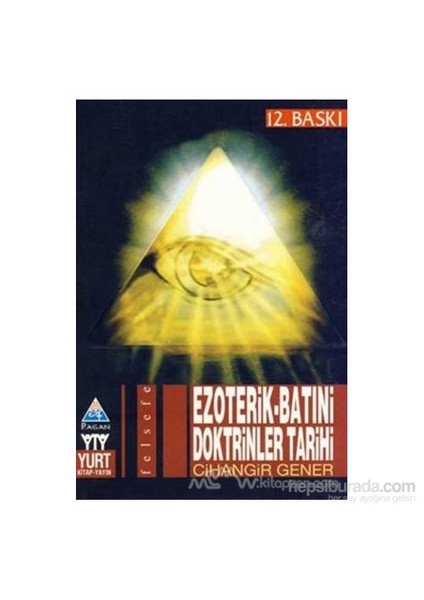 Ezoterik-Batıni Doktrinler Tarihi-Cihangir Gener
