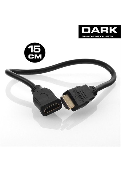 DARK 15cm DK-HD-CV13EXTL15 HDMI Uzatma Kablosu