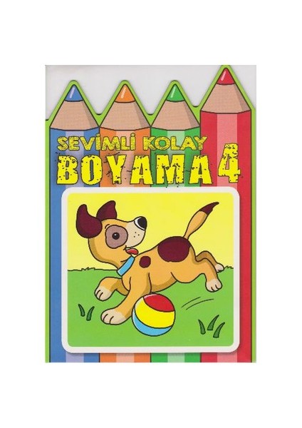 Sevimli Kolay Boyama 4 - Cuberdon Books